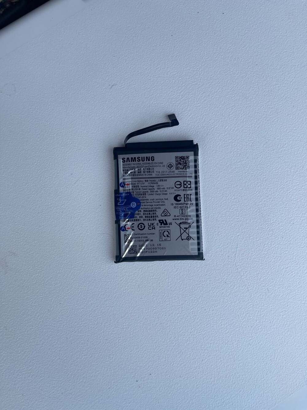Genuine Samsung WT-S-W1 Battery Replacement 5000mAh for Galaxy A14 5G, A22 5G, A